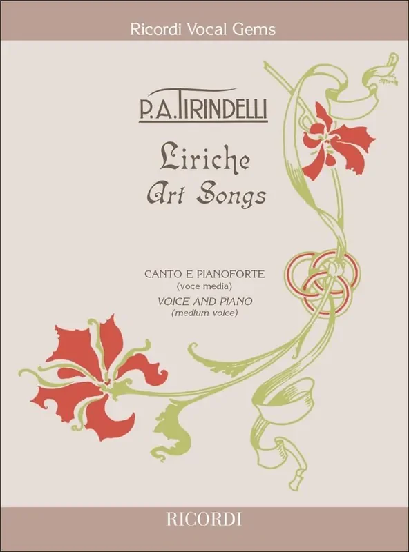 Adolfo Tirindelli Liriche – Art Songs Gesang mit Klavier
