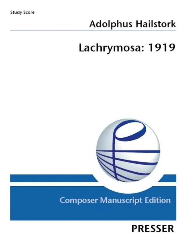 Adolphus Hailstork Lachrymosa 1919 Orchester