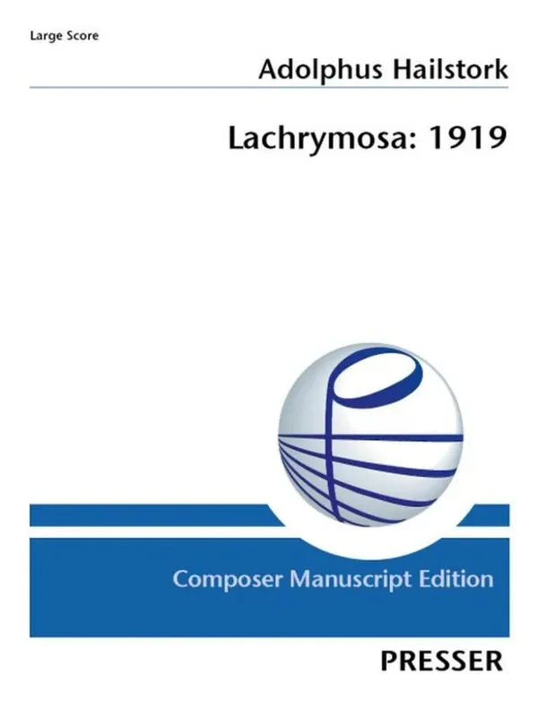 Adolphus Hailstork Lachrymosa 1919 Orchester