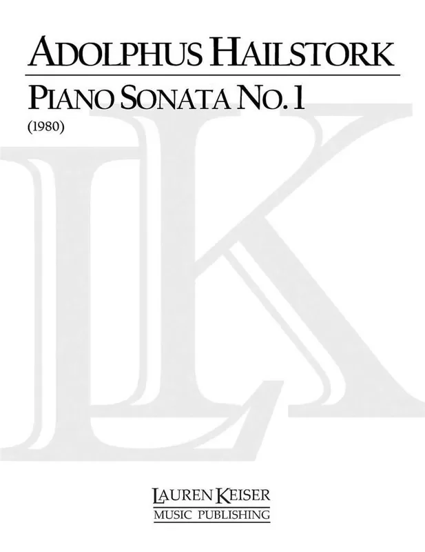 Adolphus Hailstork Piano Sonata No. 1 Klavier Solo