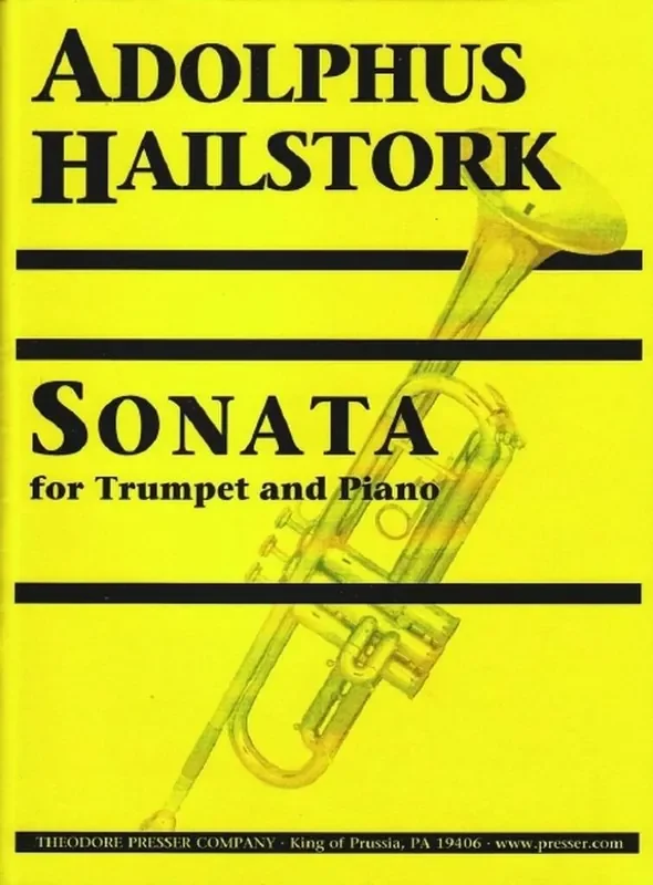Adolphus Hailstork Sonata for Trumpet and Piano Trompete mit Begleitung