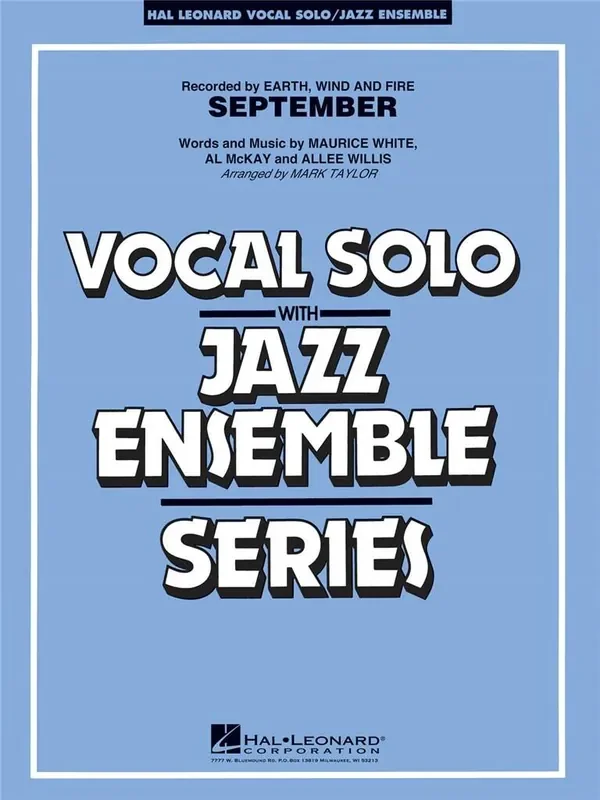 Al McKay September (Key C) (Arr. Mark Taylor) Jazz Ensemble mit Gesang