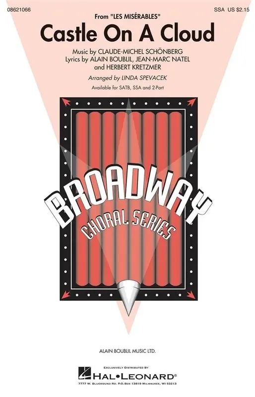 Alain Boublil Castle on a Cloud (from Les Misérables) (Arr. Linda Spevacek) Frauenchor mit Klavier/Orgel