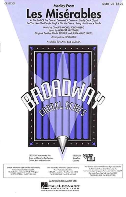 Alain Boublil Les Misérables (Choral Medley) (Arr. Ed Lojeski) Gemischter Chor mit Begleitung