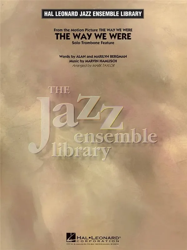 Alan Bergman The Way We Were (Arr. Mark Taylor) Jazz Ensemble mit Solo