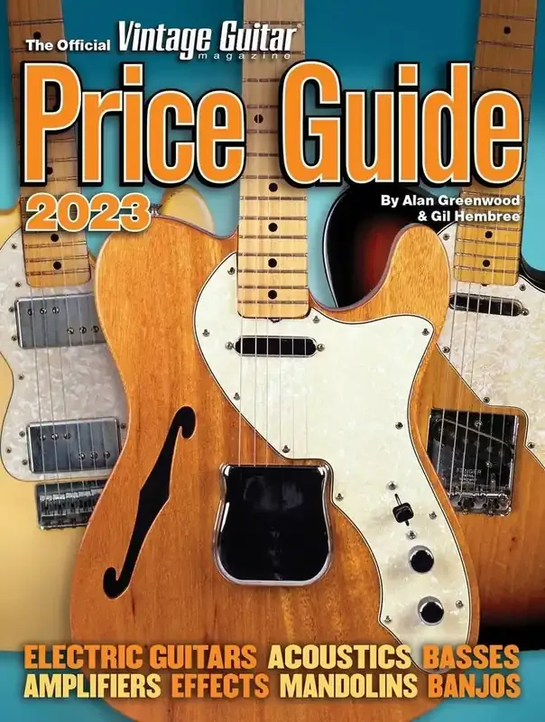 Alan Greenwood Official Vintage Guitar Magazine Price Guide 2023