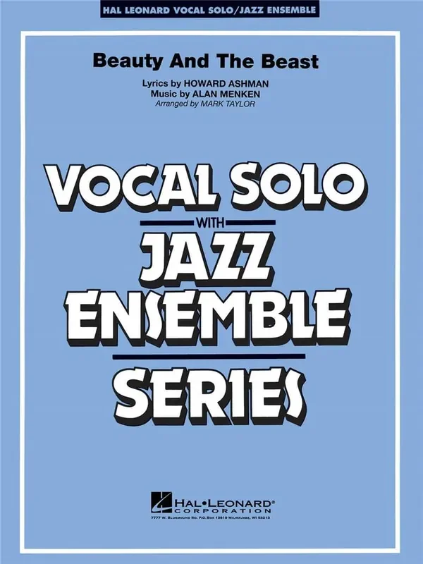Alan Menken Beauty And The Beast (Arr. Mark Taylor) Jazz Ensemble mit Gesang