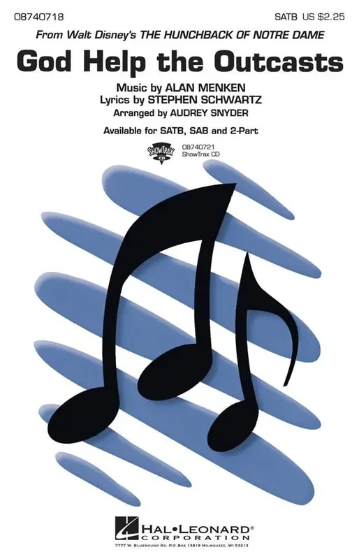 Alan Menken God Help The Outcasts (Arr. Audrey Snyder) Gemischter Chor mit Klavier/Orgel