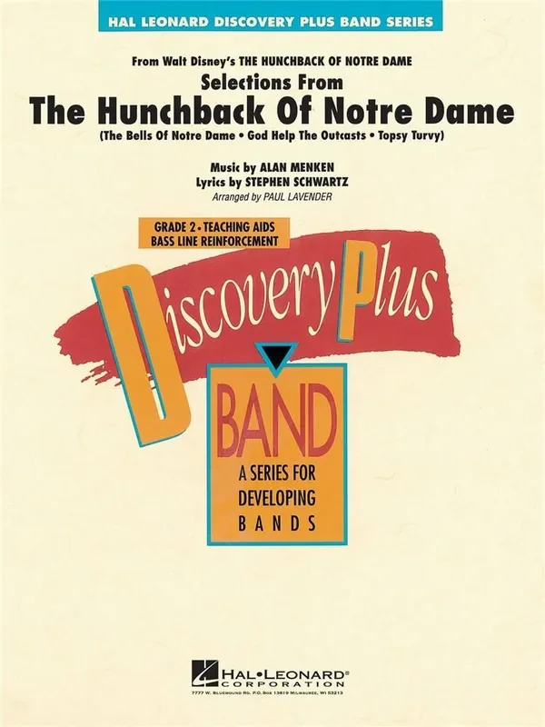 Alan Menken Selections from The Hunchback of Notre Dame (Arr. Paul Lavender) Blasorchester