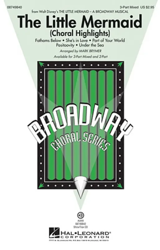 Alan Menken The Little Mermaid (Arr. Mark Brymer) Gemischter Chor mit Begleitung