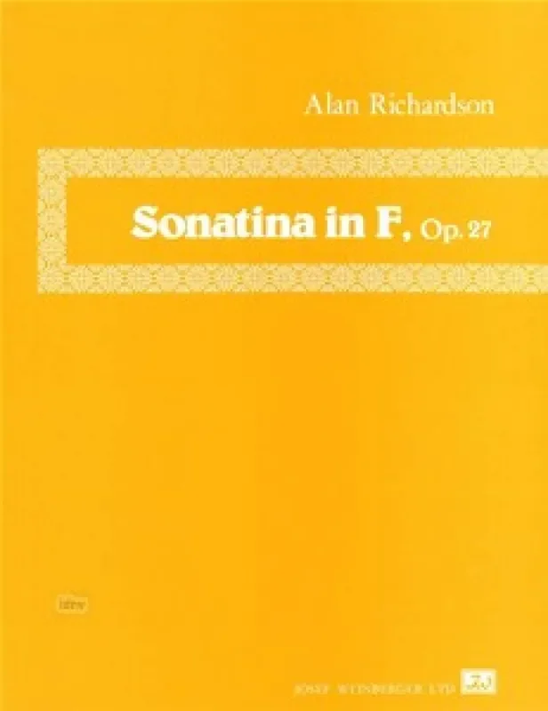 Alan Richardson Sonatina in F, Op. 27 Klavier Solo