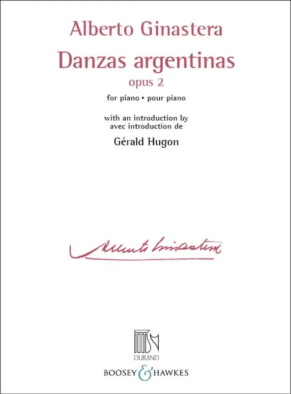 Alberto Ginastera Danzas Argentinas Opus 2 Klavier Solo