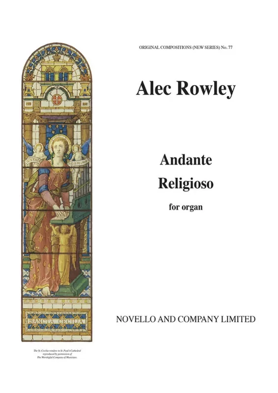 Alec Rowley Andante Religioso Organ Orgel