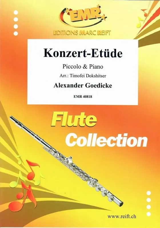 Alexander Goedicke Konzert-Etüde Piccoloflöte