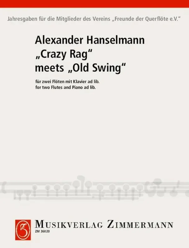 Alexander Hanselmann Crazy Rag meets Old Swing Flöte Duett