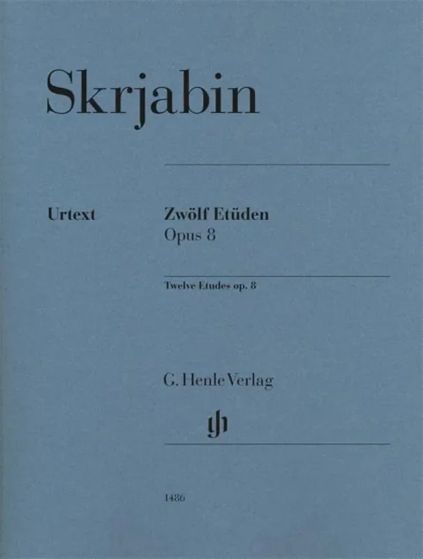 Alexander Skrjabin Zwölf Etüden op. 8 Klavier Solo