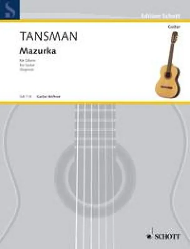Alexandre Tansman Mazurka Gitarre Solo