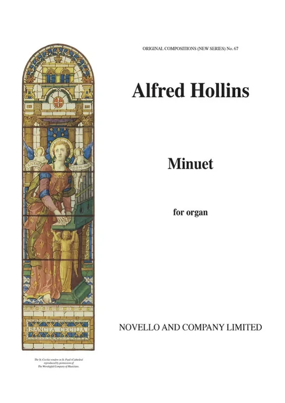 Alfred Hollins Minuet For Organ Orgel