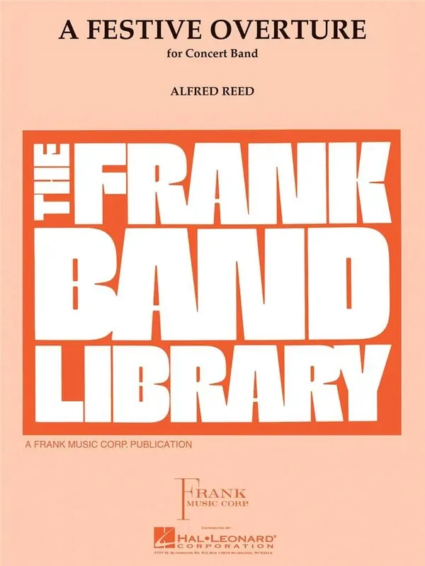 Alfred Reed A Festive Overture Blasorchester