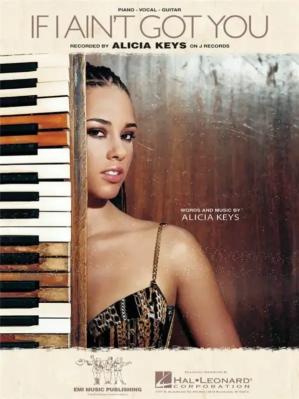 Alicia Keys If I Ain‘t Got You Klavier, Gesang, Gitarre (Songbooks)