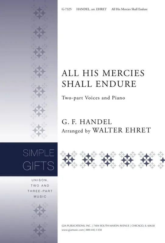 All His Mercies Shall Endure (Arr. Walter Ehret) Frauenchor mit Begleitung