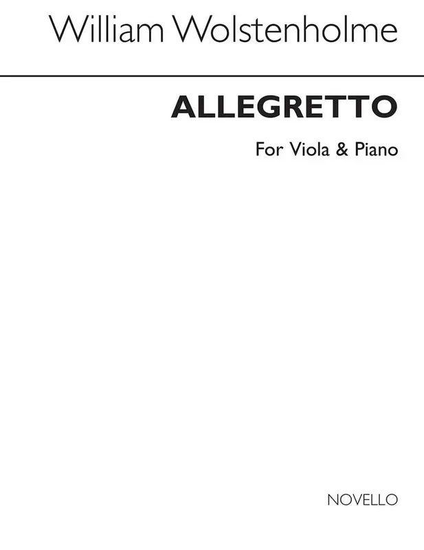 Allegretto For Viola And Piano Viola mit Begleitung
