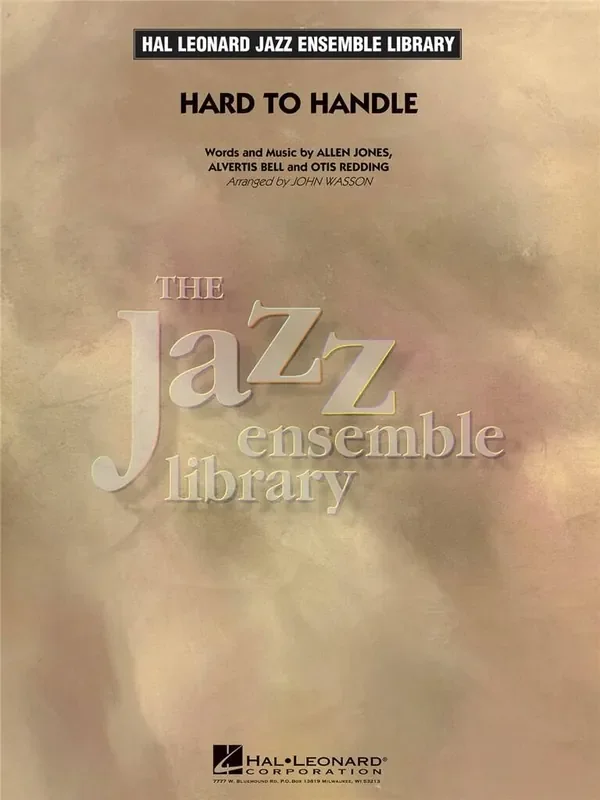 Allen Jones Hard to Handle (Arr. John Wasson) Jazz Ensemble