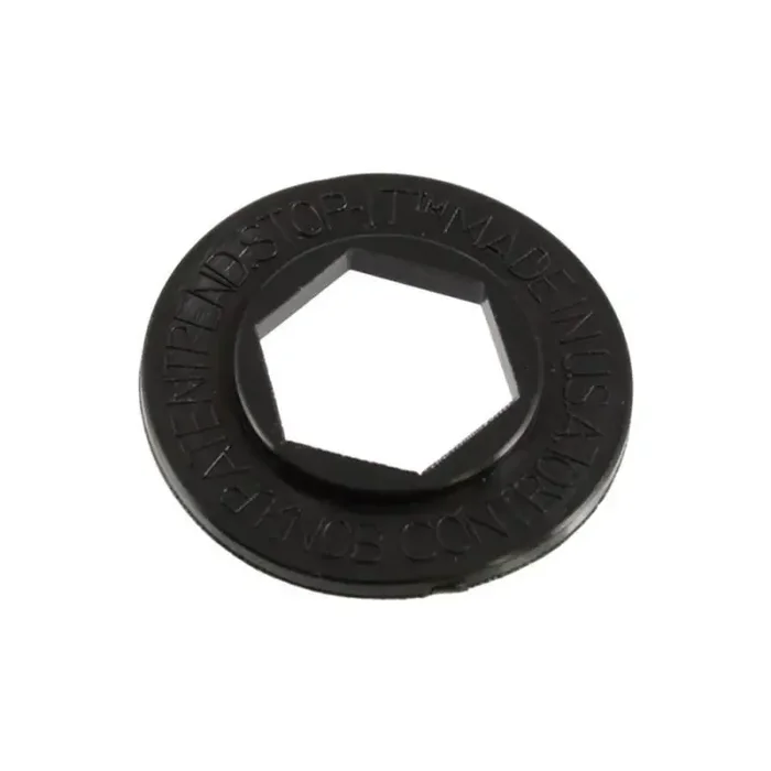 Allparts „Stop-it“ friction disc washers for USA pots, black, 4 pcs.