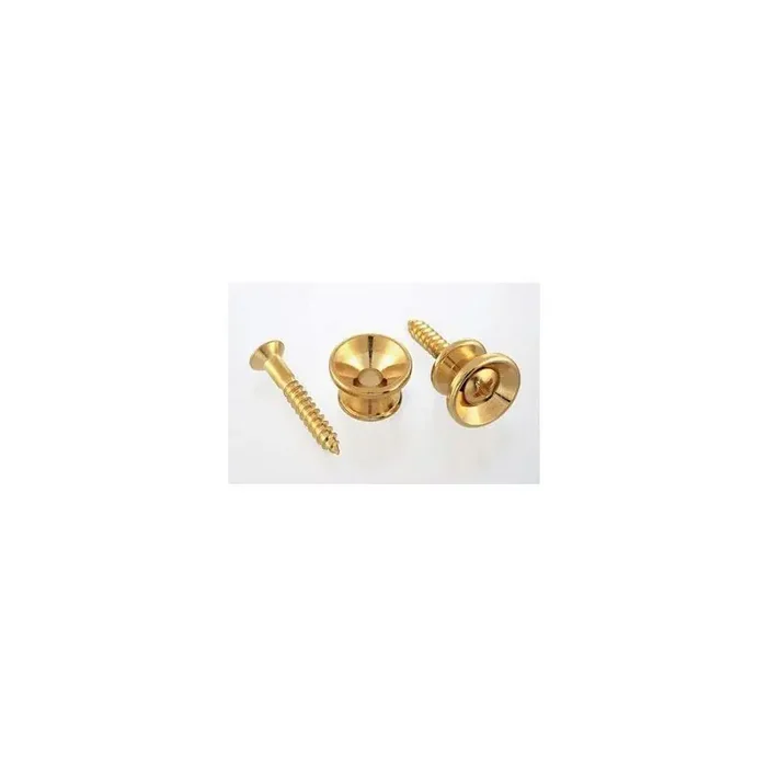 Allparts AP 0670-B02 Bulk Strap Knob gold 30
