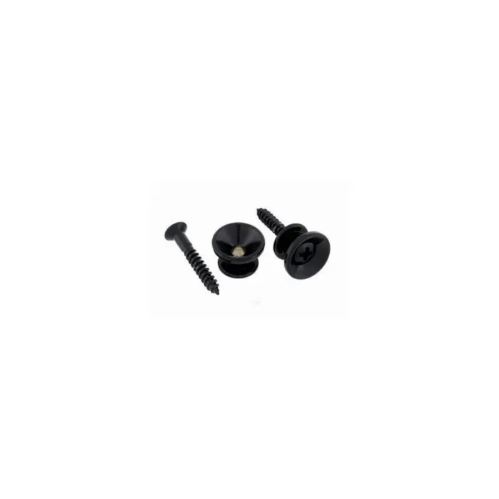 Allparts AP 0670-B03 Bulk Strap Knob Black 30