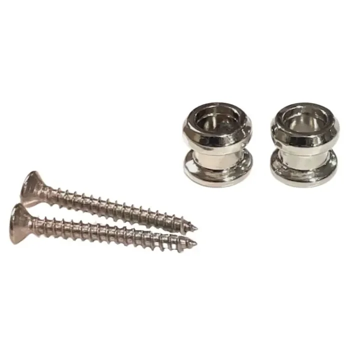 Allparts AP-0682-001 Strap Lock Buttons nickel