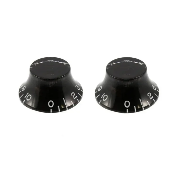 Allparts bell knobs, black, 2pcs