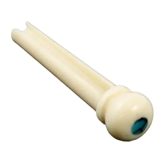 Allparts camel bone and turquoise bridge pins, 6pcs