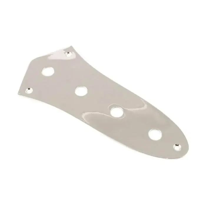 Allparts control plate for Jazz Bass , nickel