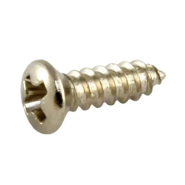 Allparts Gibson size pickguard screws, nickel, 20pcs