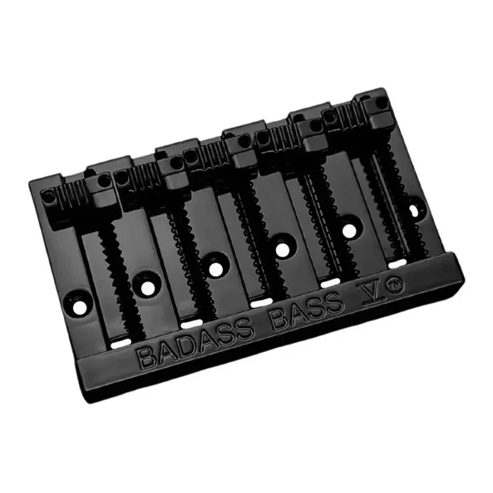 Allparts Leo Quan Badass V 5-string bass bridge, grooved saddles, black