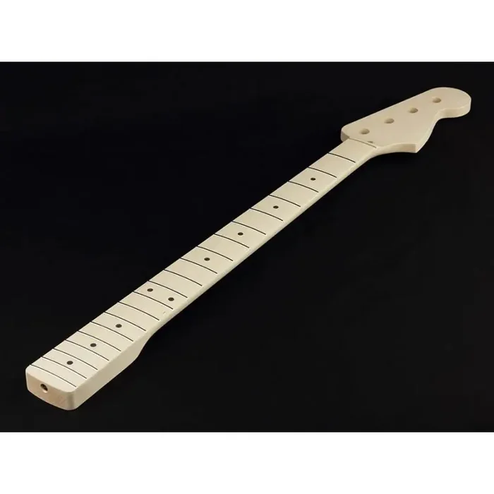 Allparts neck for Precision Bass , maple fretboard, 10″ radius, 20 frets, sanded/unfinished