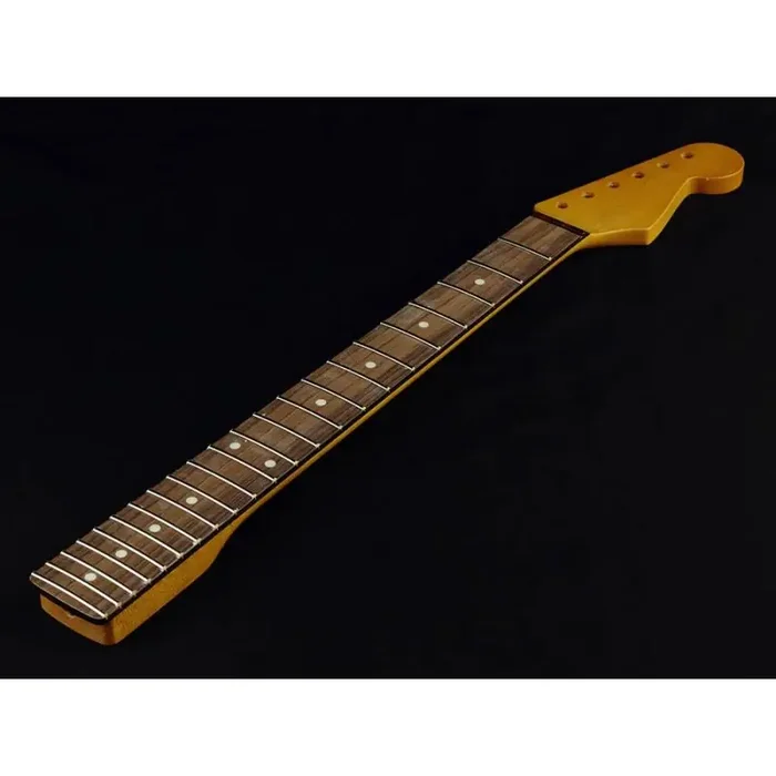 Allparts neck for Stratocaster , rosewood fretboard, 12″ radius, 22 jumbo frets, vintage tinted finish