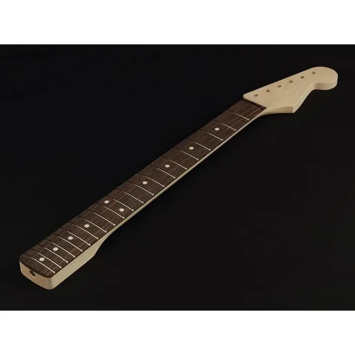 Allparts neck for Stratocaster , rosewood fretboard, 7,25″ radius, 21 vintage frets, sanded/unfinished