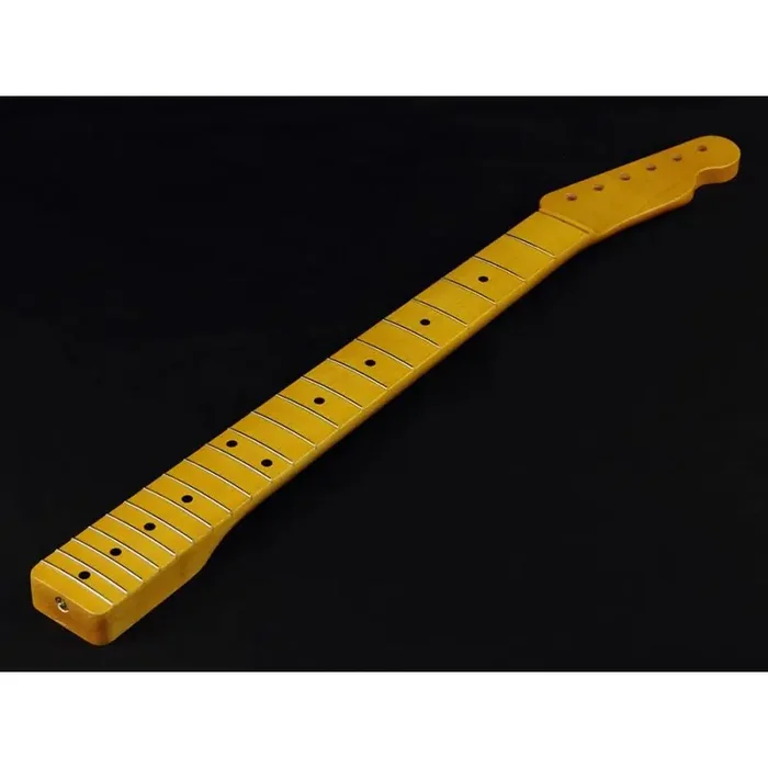 Allparts neck for Telecaster , chunky, maple, 9,5″, 21 tall frets, vintage tinted nitrocellulose finish
