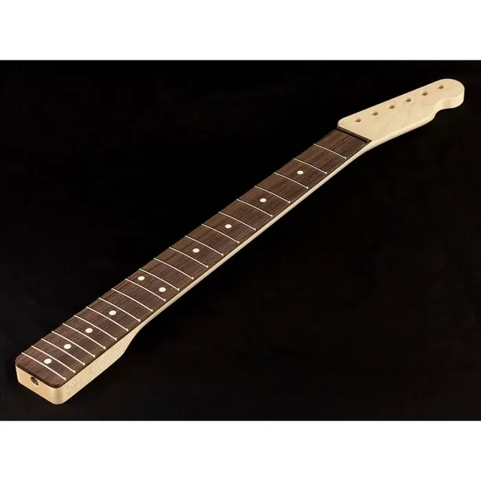 Allparts neck for Telecaster , chunky, rosewood fretboard, 9,5″ radius, 21 medium frets, sanded/unfinished