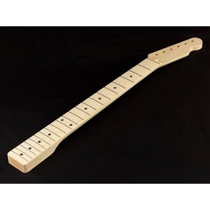 Allparts neck for Telecaster , maple fretboard, headstock neck adjustment, 10″ radius, 21 tall frets