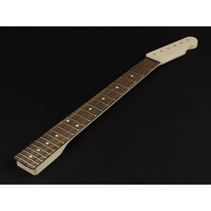 Allparts neck for Telecaster , rosewood fretboard, 12″ radius, 22 jumbo frets, sanded/unfinished