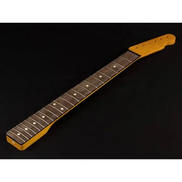 Allparts neck for Telecaster , rosewood fretboard, 7,25″ radius, 21 vintage frets, vintage tinted finish