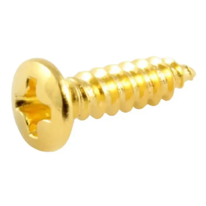 Allparts pickguard screws, gold, 20pcs