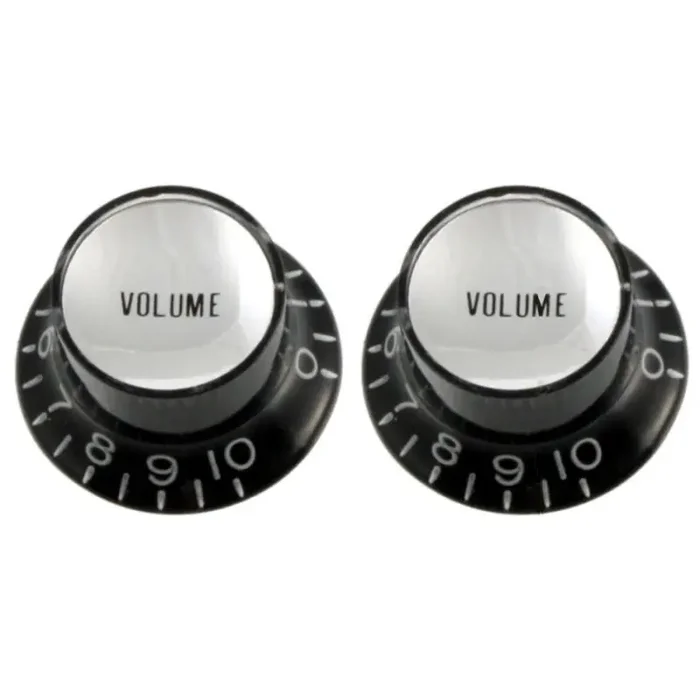 Allparts PK 0184-023 Refl. Knob Vol.(2) sch.