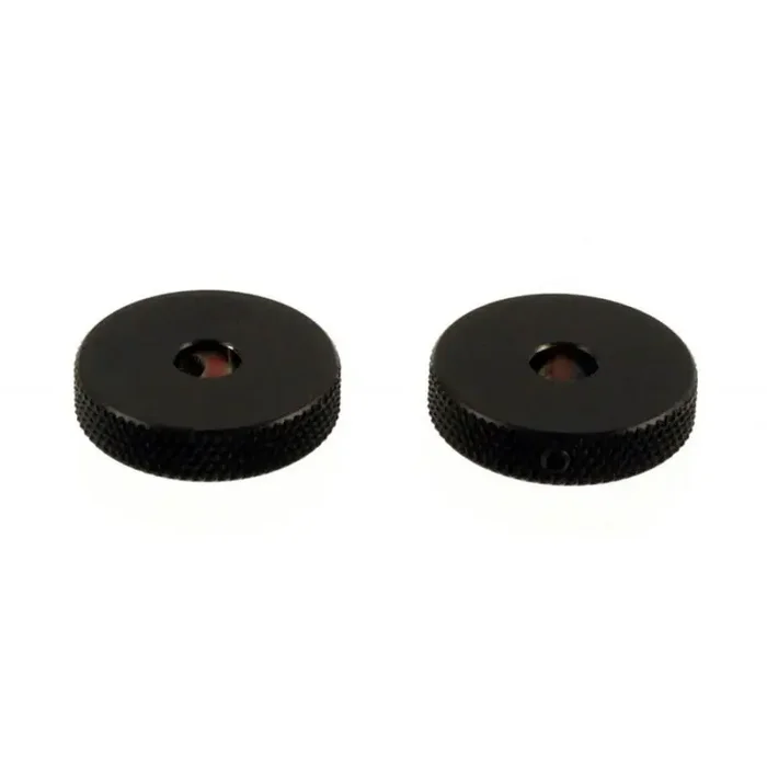 Allparts roller knob set, black, 2pcs