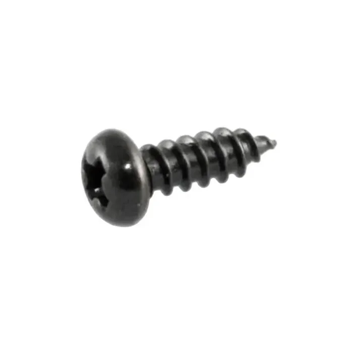 Allparts truss rod cover screws, black, 8pcs