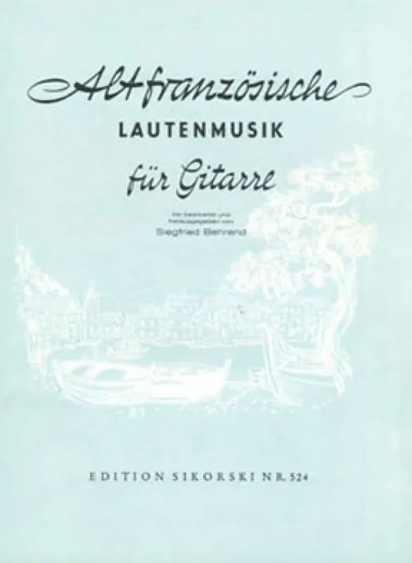 Alte europäische Lautenmusik für Gitarre Gitarre Solo