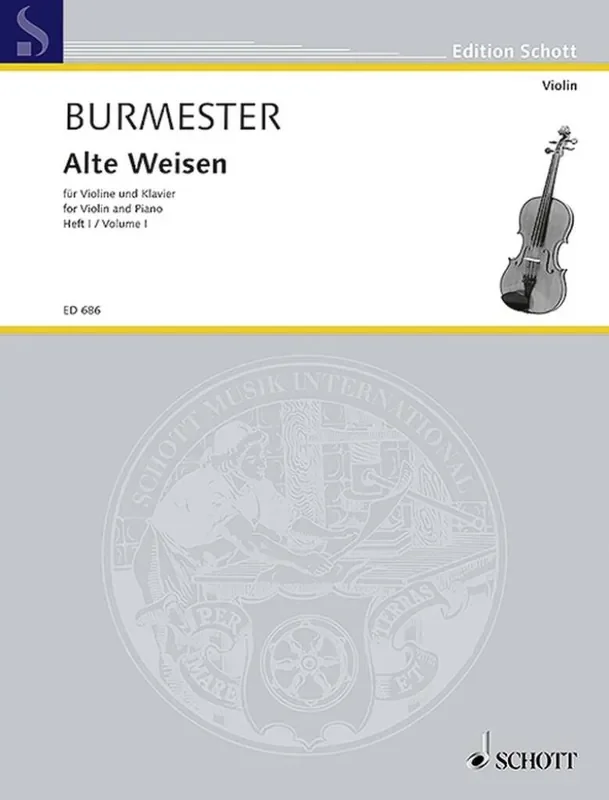 Alte Weisen (Arr. Willy Burmester) Violine mit Begleitung